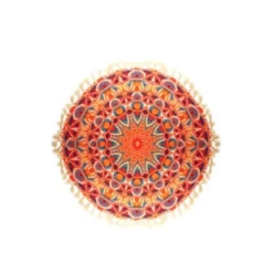 Coussin Rond Mandala – Modèle 3