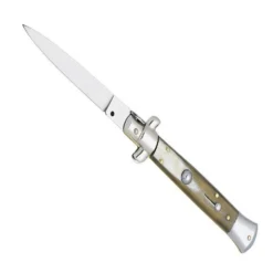 Couteau Automatique Corne Blonde 12 Cm – 2323