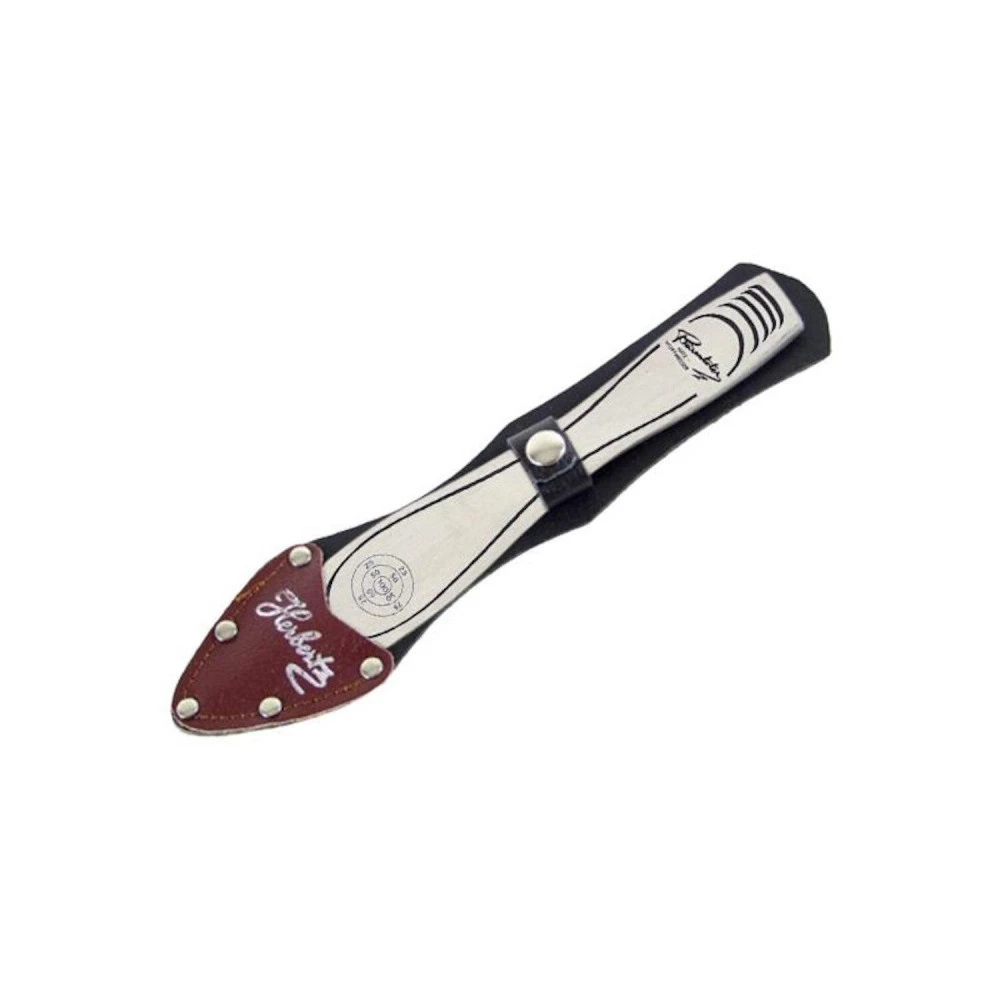 COUTEAU LANCER HERBERTZ TOUT INOX 17CM + ETUIRéf. : 130230 2 COUTEAU LANCER HERBERTZ TOUT INOX 17CM + ETUIRéf. : 130230 – Image 2