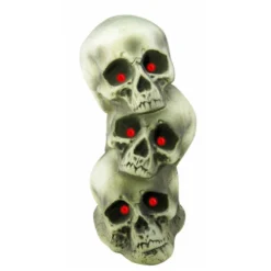 Crânes Empilés Lumineux - H : 35 Cm