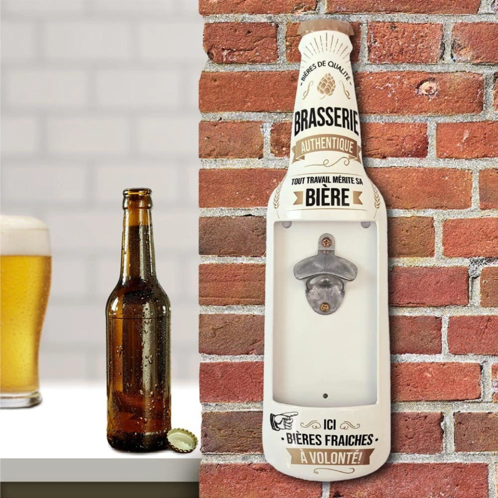 Décapsuleur Mural Bouteille Blanc 3 Décapsuleur Mural Bouteille Blanc – Image 3
