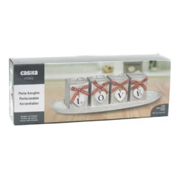 Déco Bougeoir Love Pour 4 Bougies -Promos Nid Objet Magasin deco bougeoir love pour 4 bougies 2