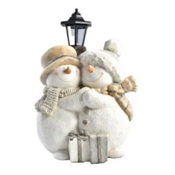 Déco De Noël Lumineuse - Bonhommes De Neige 46 Cm
