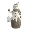 Déco De Noël Porte Bougie - Bonhomme De Neige 45 Cm