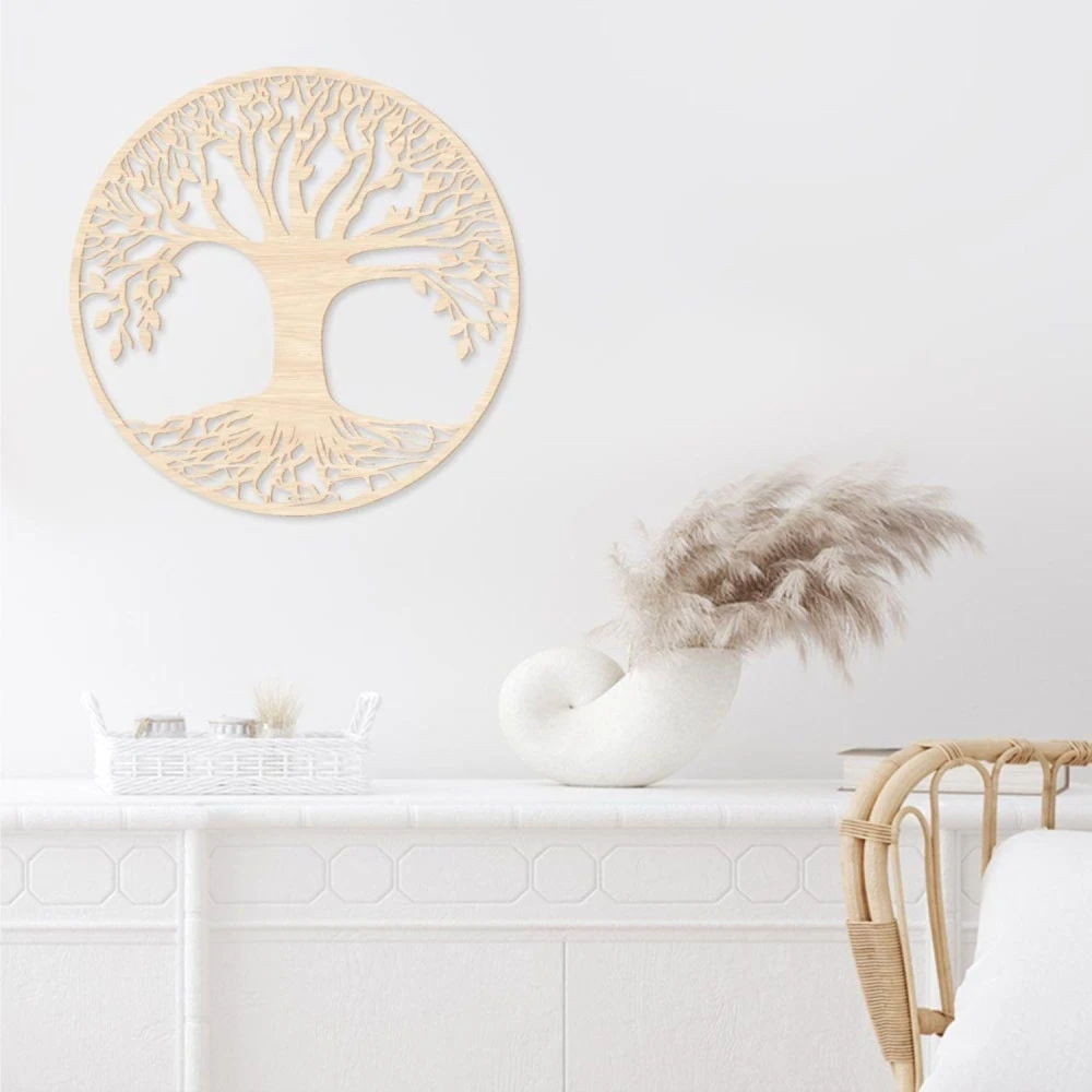 Déco En Bois - Arbre De Vie 3 Déco En Bois - Arbre De Vie – Image 3