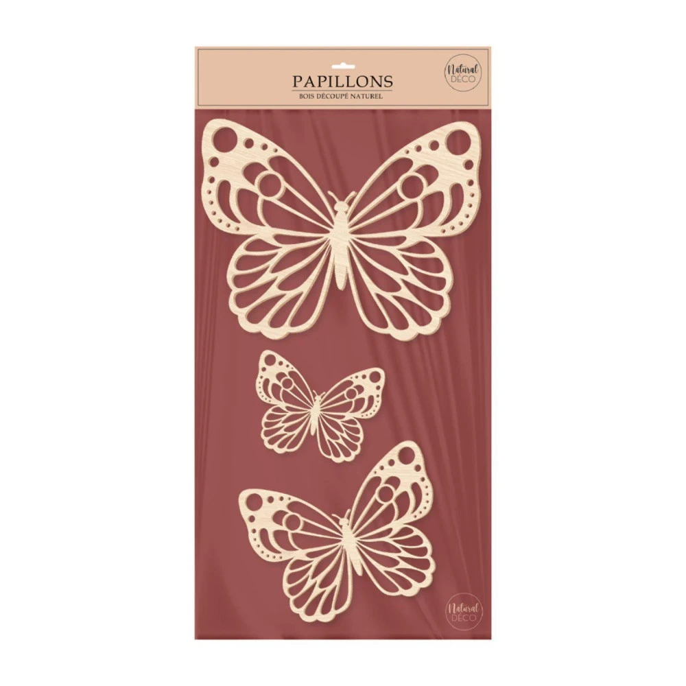 Déco En Bois - Papillons 1 Déco En Bois - Papillons
