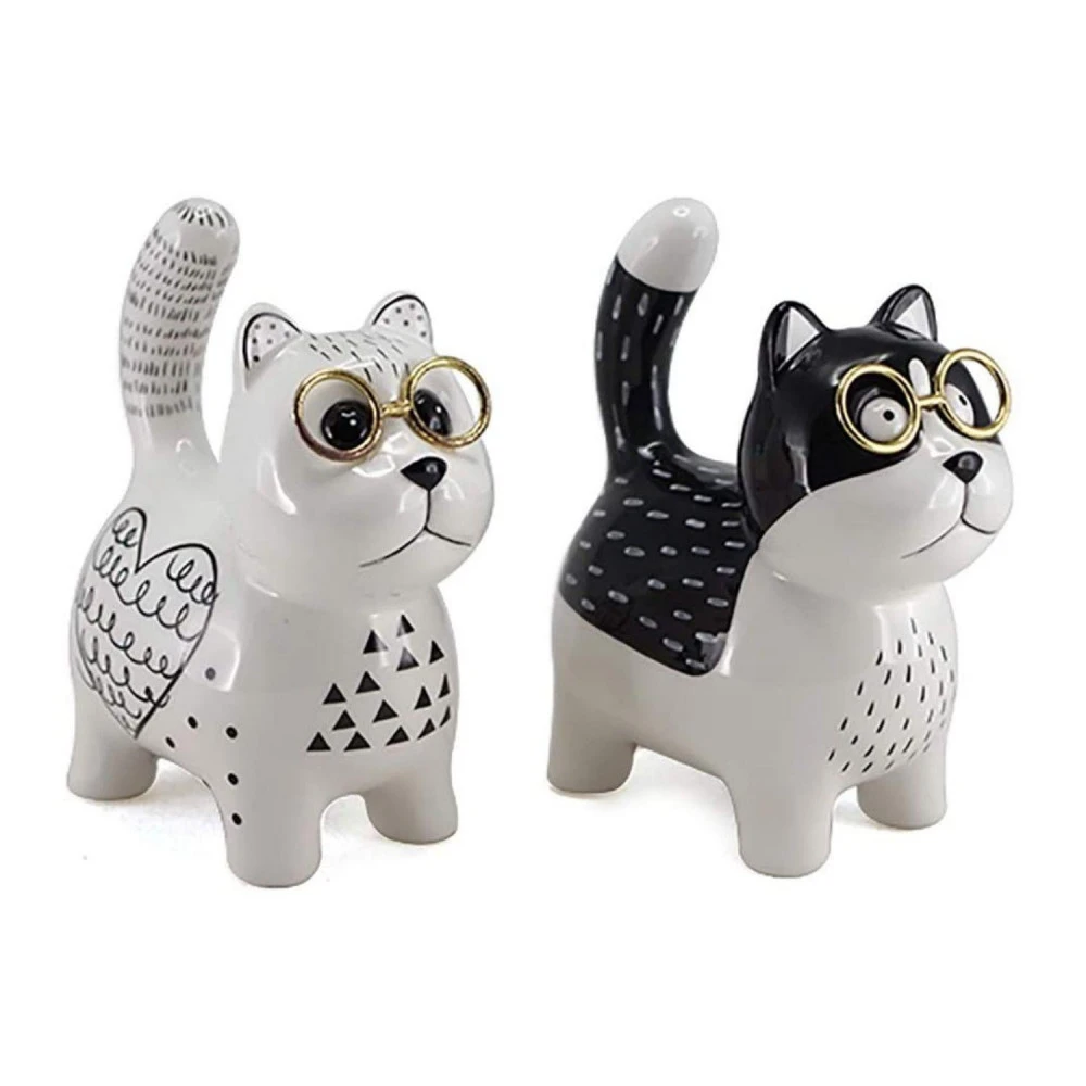 Duo De Chats Soho - Noir Et Blanc 1 Duo De Chats Soho - Noir Et Blanc