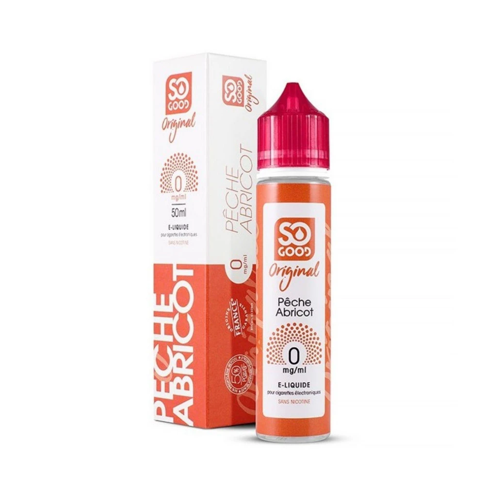 E Liquide So Good - Pêche Abricot 50 Ml Sans Nicotine 1 E Liquide So Good - Pêche Abricot 50 Ml Sans Nicotine