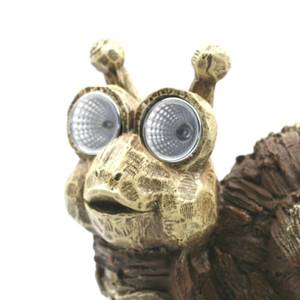 Escargot Effet Bois Solaire Led 3 Escargot Effet Bois Solaire Led – Image 3