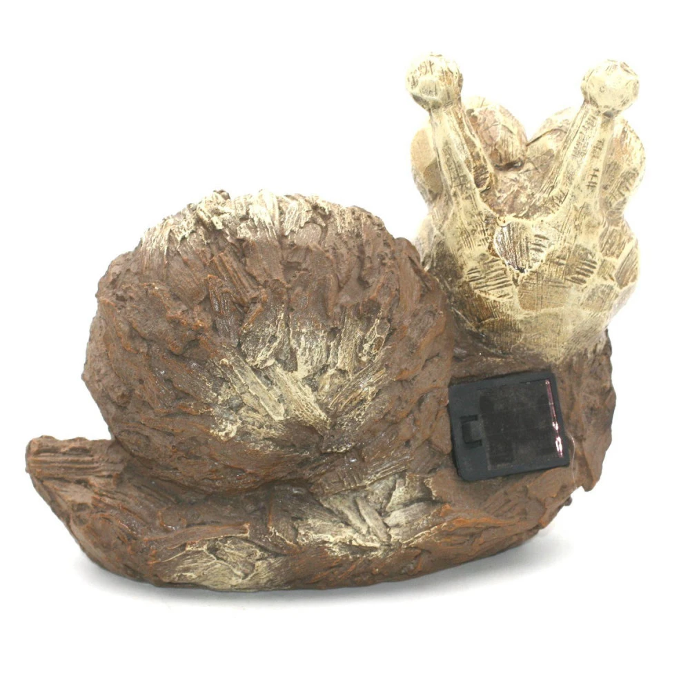 Escargot Effet Bois Solaire Led 4 Escargot Effet Bois Solaire Led – Image 4