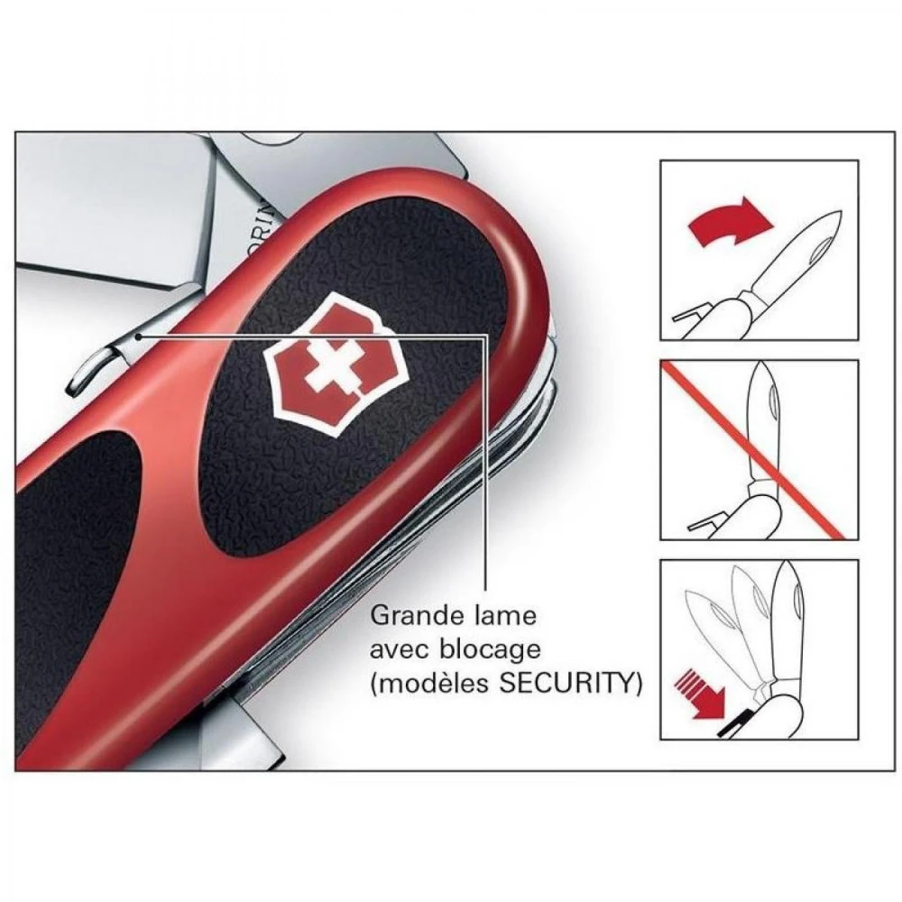 Evogrip Security 101 - Couteau Suisse Victorinox 2.3603.SC 2 Evogrip Security 101 - Couteau Suisse Victorinox 2.3603.SC – Image 2