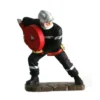 Figurine En Résine : Pompier Déroulant Tuyau