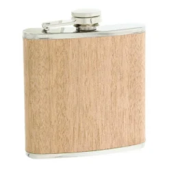 Flasque 180Ml En Inox Gainée Décor Hévéa - 11586