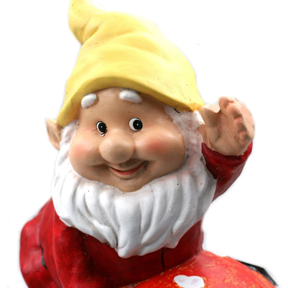 Grand Nain De Jardin Solaire - 42 Cm Champignon 4 Grand Nain De Jardin Solaire - 42 Cm Champignon – Image 4