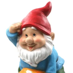 Grand Nain De Jardin Solaire - 44 Cm - Intrépide -Promos Nid Objet Magasin grand nain de jardin solaire 44 cm intrepide 1