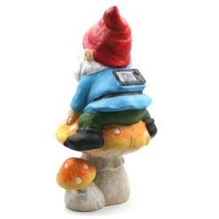 Grand Nain De Jardin Solaire - 44 Cm - Intrépide -Promos Nid Objet Magasin grand nain de jardin solaire 44 cm intrepide 3