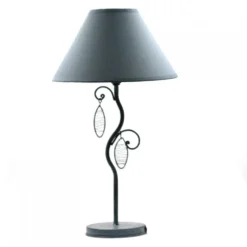 Grande Lampe à Poser En Métal Brosser