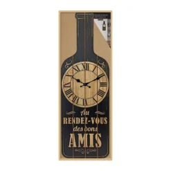 Horloge En Forme De Bouteille - Bons Amis