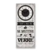 Horloge Rectangulaire Se Mettre Au Verre