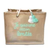 Je Suis Une Edition Limitée - Sac En Toile De Jute