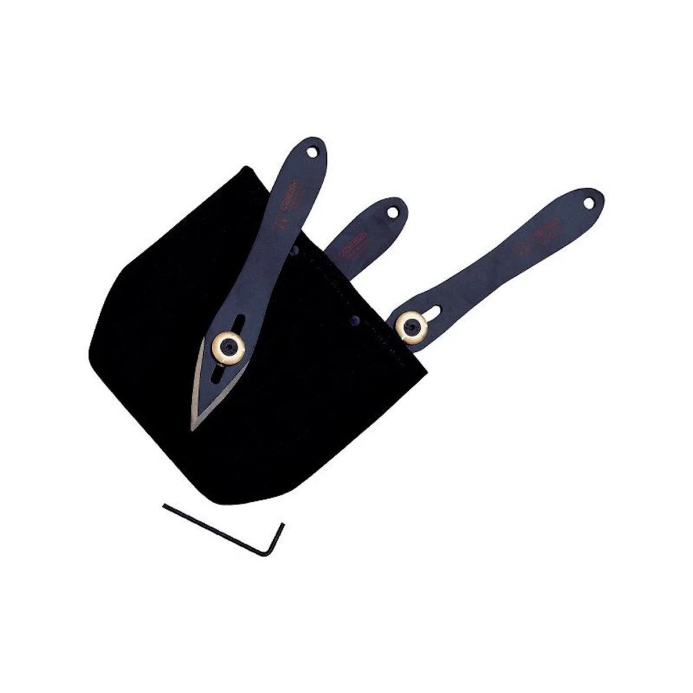 JEU 3 COUTEAUX A LANCER CUDEMAN REGLABLES NOIRRéf. : 2180 1 JEU 3 COUTEAUX A LANCER CUDEMAN REGLABLES NOIRRéf. : 2180