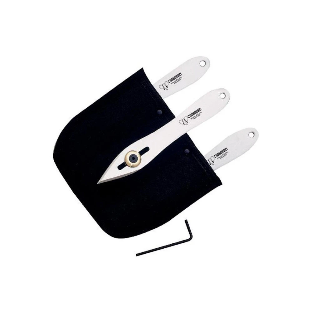 JEU 3 COUTEAUX A LANCER CUDEMAN REGLABLESRéf. : 3180 1 JEU 3 COUTEAUX A LANCER CUDEMAN REGLABLESRéf. : 3180