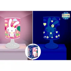 Lampe Phosphorescente - Lapin Et Coeurs -Promos Nid Objet Magasin lampe phosphorescente lapin et coeurs 2