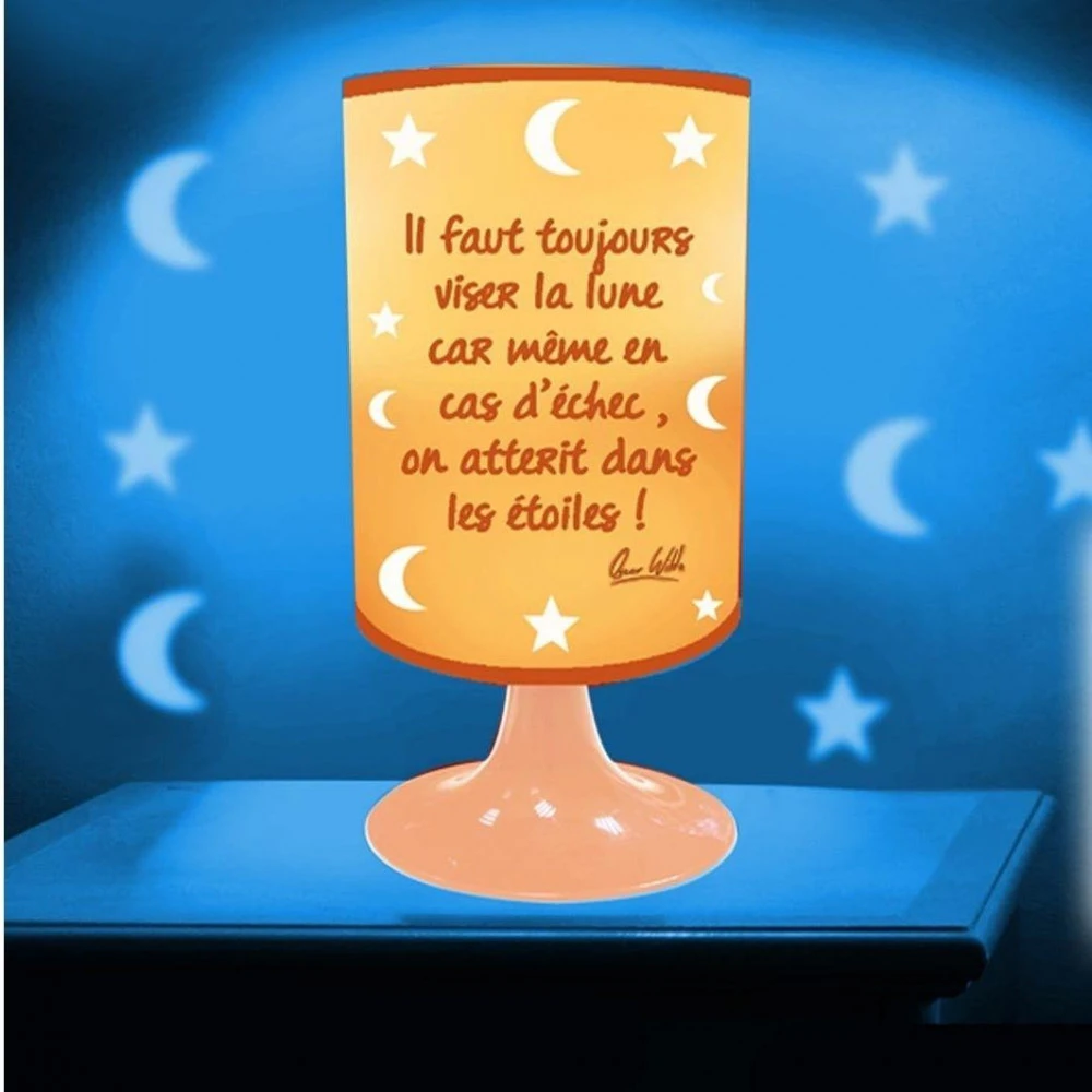 Lampe Projection - Il Faut Toujours Viser La Lune... 4 Lampe Projection - Il Faut Toujours Viser La Lune... – Image 4