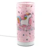 Lampe Tube Licorne 27 X 12 Cm étoiles Ajourées