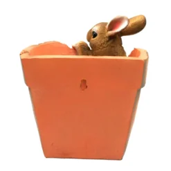 Lapin Cache Pot à Suspendre - Welcome -Promos Nid Objet Magasin lapin cache pot a suspendre welcome 3