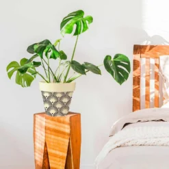 Lot De 3 Pots De Fleurs En Bambou Ø 18,5 Cm – Ethnik -Promos Nid Objet Magasin lot de 3 pots de fleurs en bambou o 185 cm ethnik 1