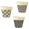 Lot De 3 Pots De Fleurs En Bambou Ø 18,5 Cm – Ethnik