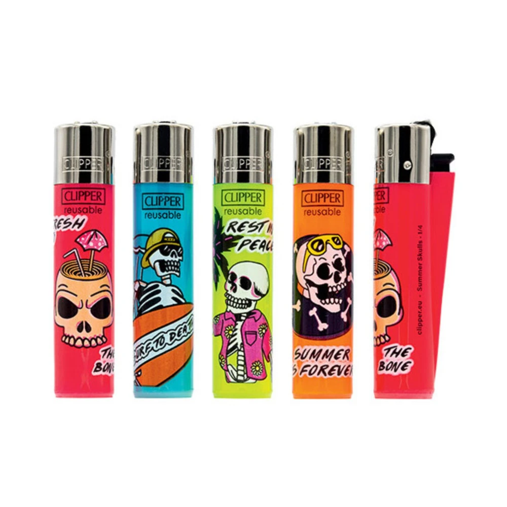 Lot De 48 Briquets Clipper Collection Summer Skulls 2 Lot De 48 Briquets Clipper Collection Summer Skulls – Image 2