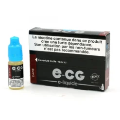 Lot De 5 Flacons E-CG - Café 6 Mg/ml