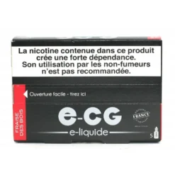 Lot De 5 Flacons E-CG - Fraise Des Bois 11 Mg/ml -Promos Nid Objet Magasin lot de 5 flacons e cg fraise des bois 11 mg ml 1