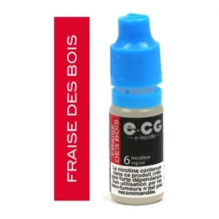 Lot De 5 Flacons E-CG - Fraise Des Bois 6 Mg/ml -Promos Nid Objet Magasin lot de 5 flacons e cg fraise des bois 6 mg ml 2