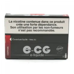 Lot De 5 Flacons E-CG - Goût Cerise 11 Mg/ml -Promos Nid Objet Magasin lot de 5 flacons e cg gout cerise 11 mg ml 1