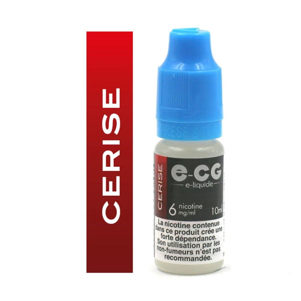 Lot De 5 Flacons E-CG - Goût Cerise 6 Mg/ml 3 Lot De 5 Flacons E-CG - Goût Cerise 6 Mg/ml – Image 3