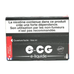 Lot De 5 Flacons E-CG - Goût Cubain 11 Mg/ml -Promos Nid Objet Magasin lot de 5 flacons e cg gout cubain 11 mg ml 1
