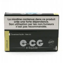 Lot De 5 Flacons E-CG - Goût Vanille 6 Mg/ml -Promos Nid Objet Magasin lot de 5 flacons e cg gout vanille 6 mg ml 1