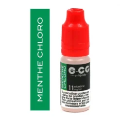 Lot De 5 Flacons E-CG - Menthe Chloro 11 Mg/ml -Promos Nid Objet Magasin lot de 5 flacons e cg menthe chloro 11 mg ml 2