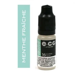 Lot De 5 Flacons E-CG - Menthe Fraîche 16 Mg/ml -Promos Nid Objet Magasin lot de 5 flacons e cg menthe fraiche 16 mg ml 2