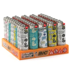 Lot De 50 Briquets BIC MAXI J26 - MOMO -Promos Nid Objet Magasin lot de 50 briquets bic maxi j26 momo 1