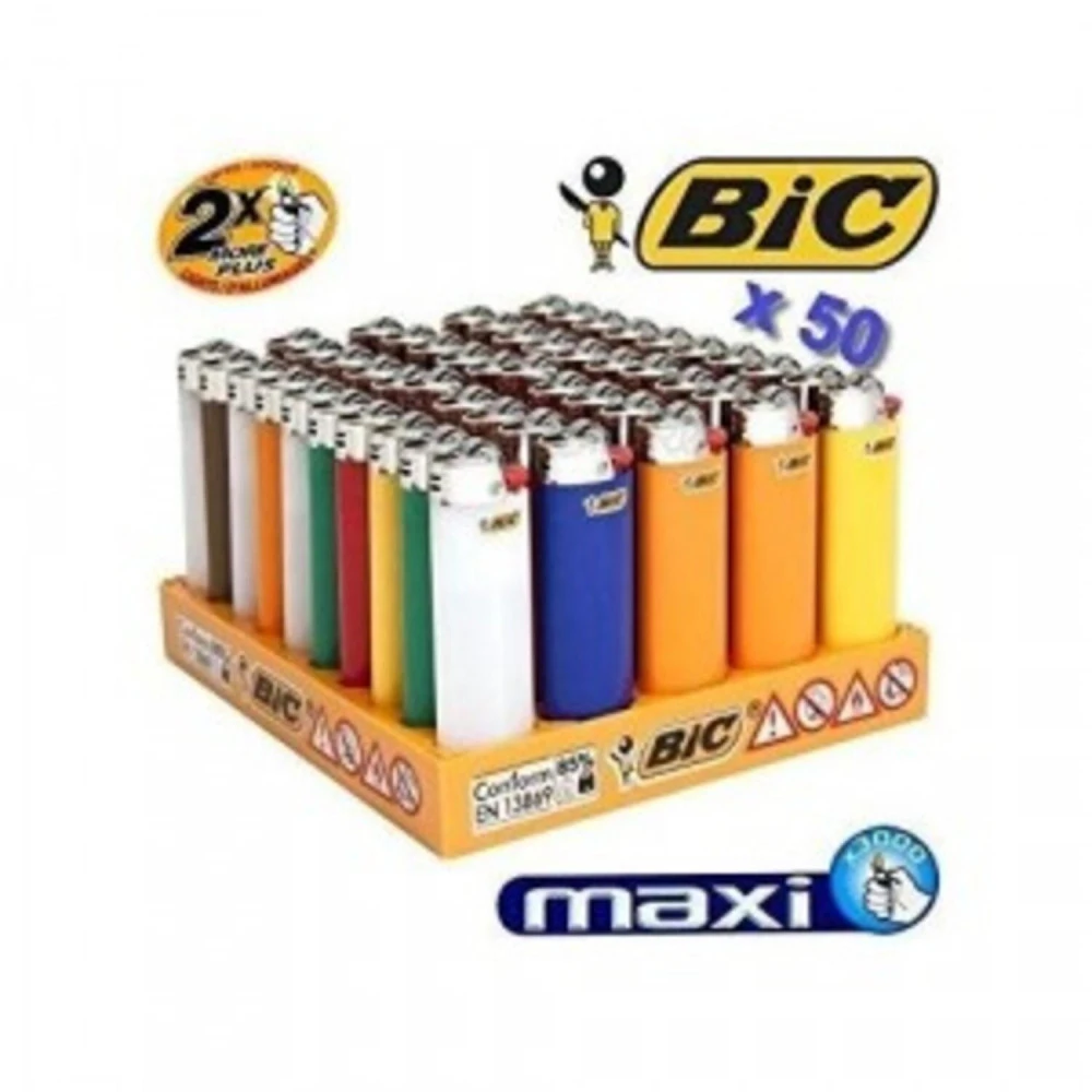 Lot De 50 Briquets BIC MAXI J26 1 Lot De 50 Briquets BIC MAXI J26