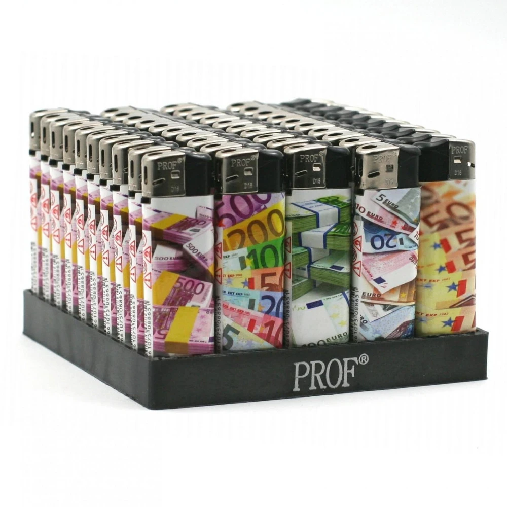 Lot De 50 Briquets Electronique - Euros Bank 2 Lot De 50 Briquets Electronique - Euros Bank – Image 2