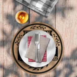 Lot De 6 Sets De Table - C'est Bon C'est Fait Maison -Promos Nid Objet Magasin lot de 6 sets de table c est bon c est fait maison 2