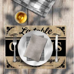 Lot De 6 Sets De Table - La Table Des Copains 3 Lot De 6 Sets De Table - La Table Des Copains -Promos Nid Objet Magasin lot de 6 sets de table la table des copains 1