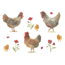 Lot De 6 Sets De Table Poules - Georgette -Promos Nid Objet Magasin lot de 6 sets de table poules georgette 2