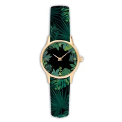 Montre Bracelet Imprimé Feuilles