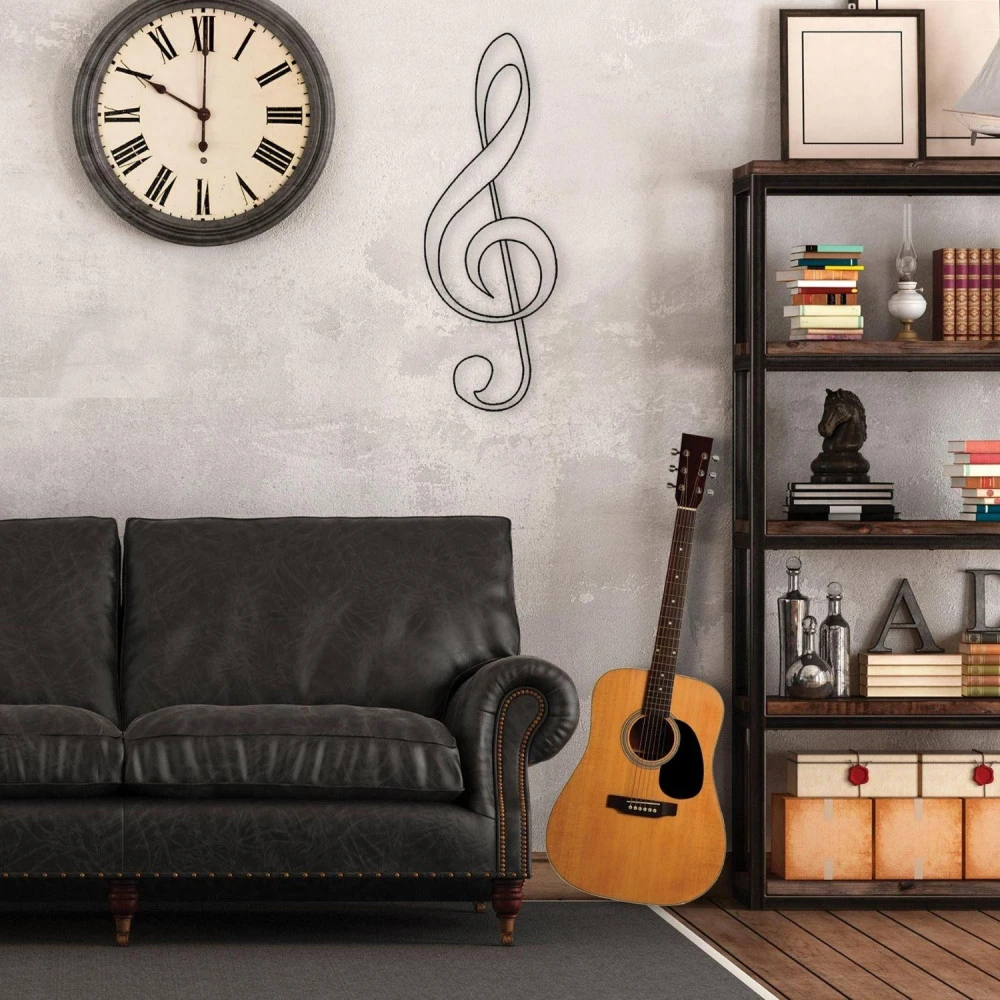 Mot Déco En Métal - Clé De Sol 2 Mot Déco En Métal - Clé De Sol – Image 2